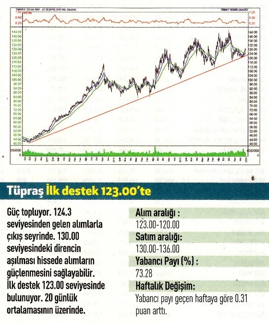 17 hisselik teknik analiz