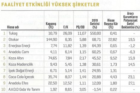 2020’de yıldızı parlayacak hisseler