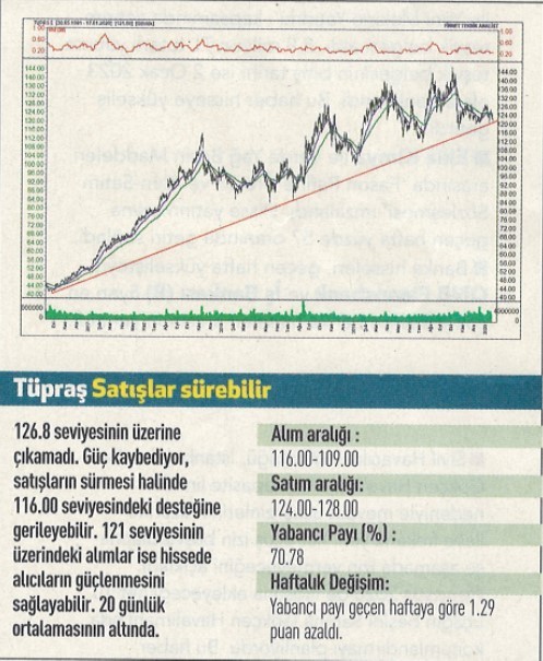 17 hisselik teknik analiz