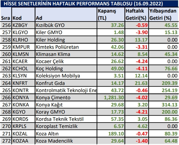 Yılbaşından bu yana en çok kazandıran hisseler