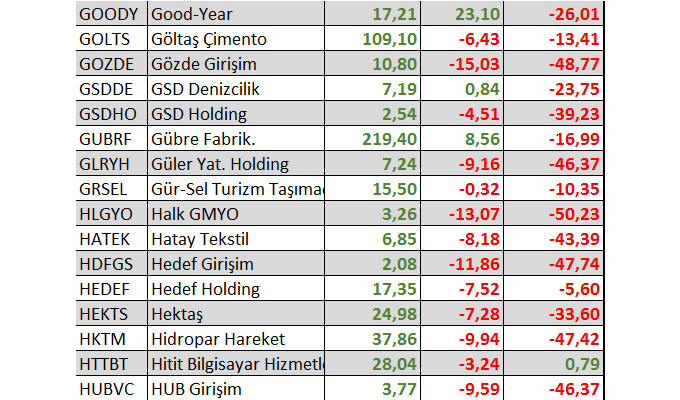 Yılbaşından bu yana kaç hisse yatırımcısına kazandırdı?